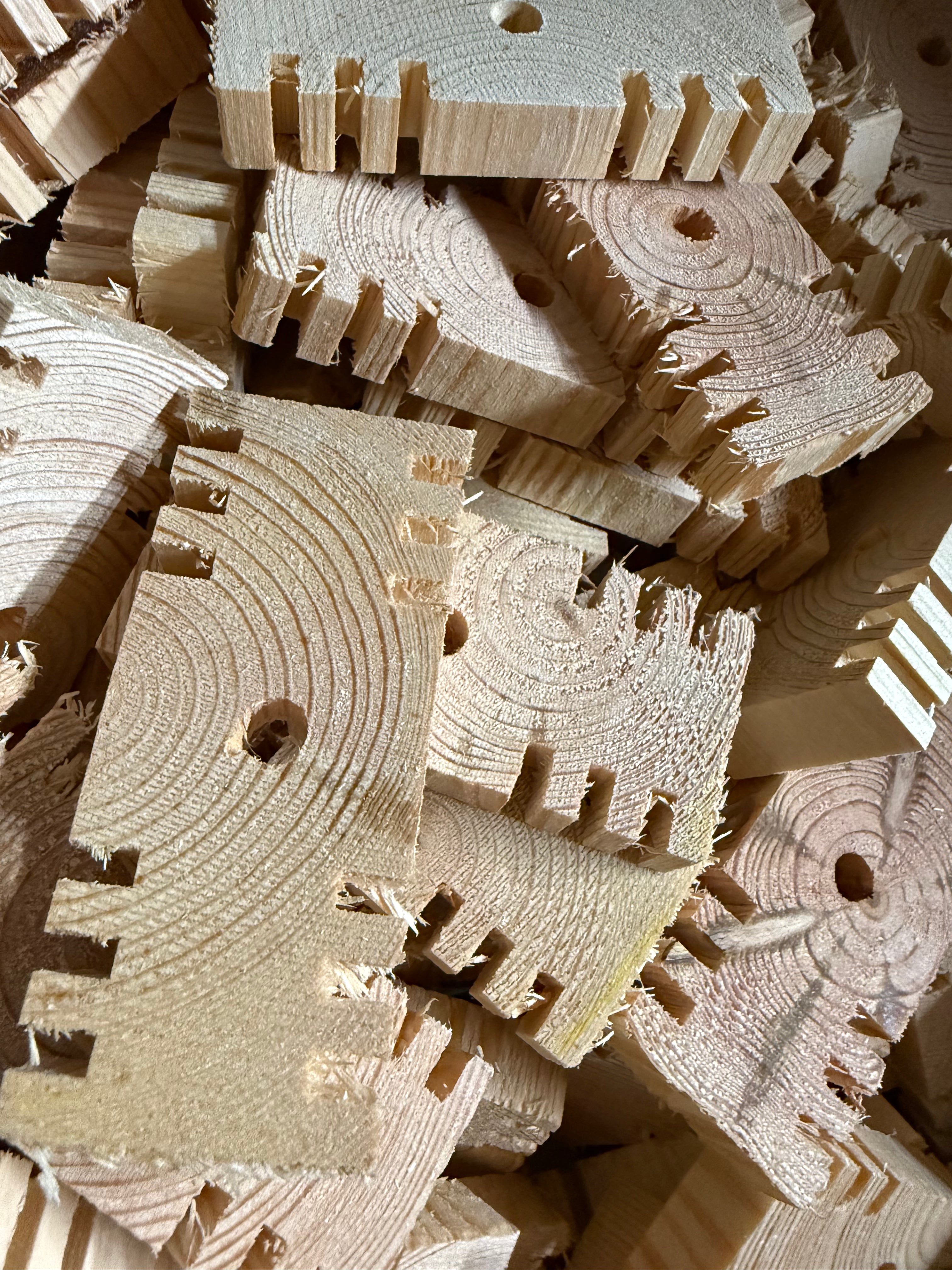 Natural Long Puzzler Blocks - 1/2" Thick - 10 Pack
