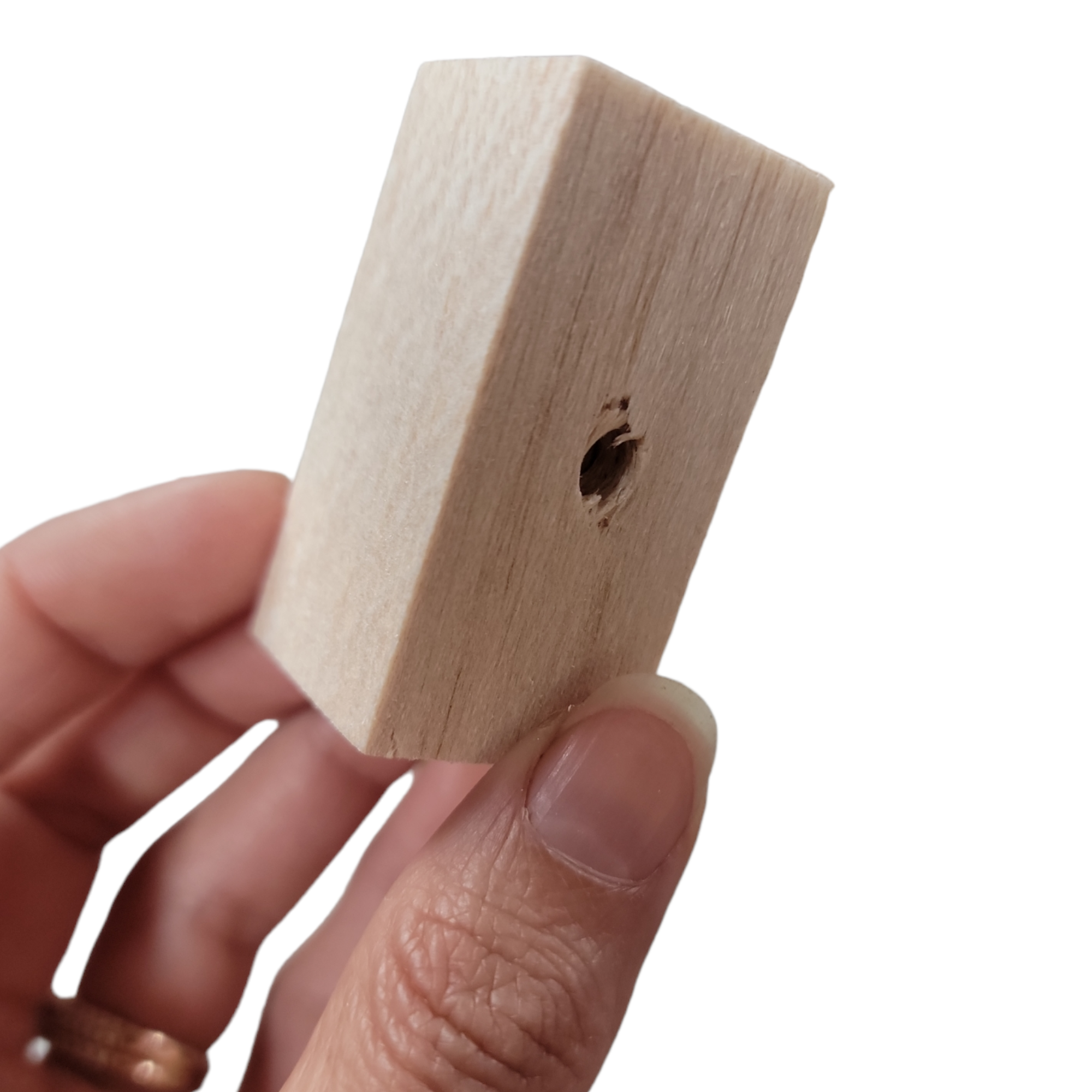 1x1x2 Natural Balsa Rectangles - 10 Pack