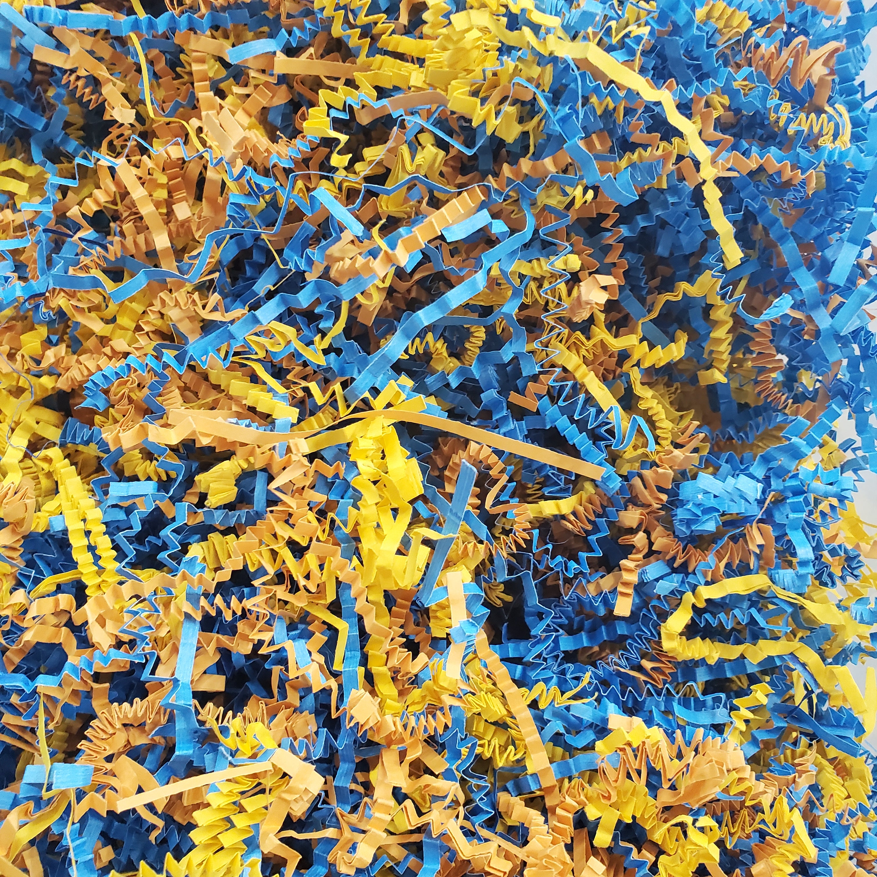"Blue & Gold Macaw" Bird Blend Crinkle Paper - 2 oz
