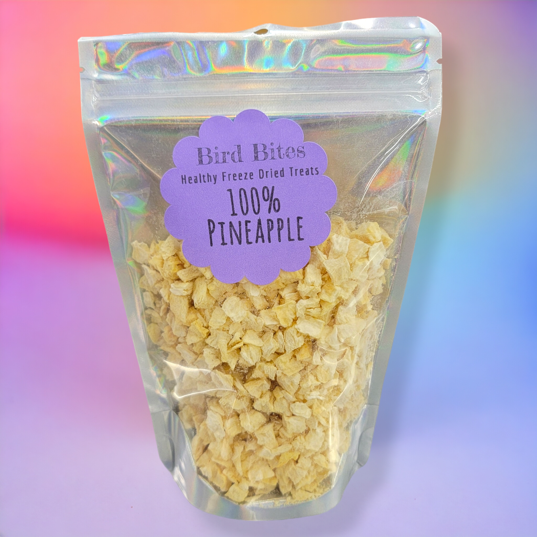 100% Pineapple - 1.5 Cups - Bird Bites Healthy Freeze Dried Treats