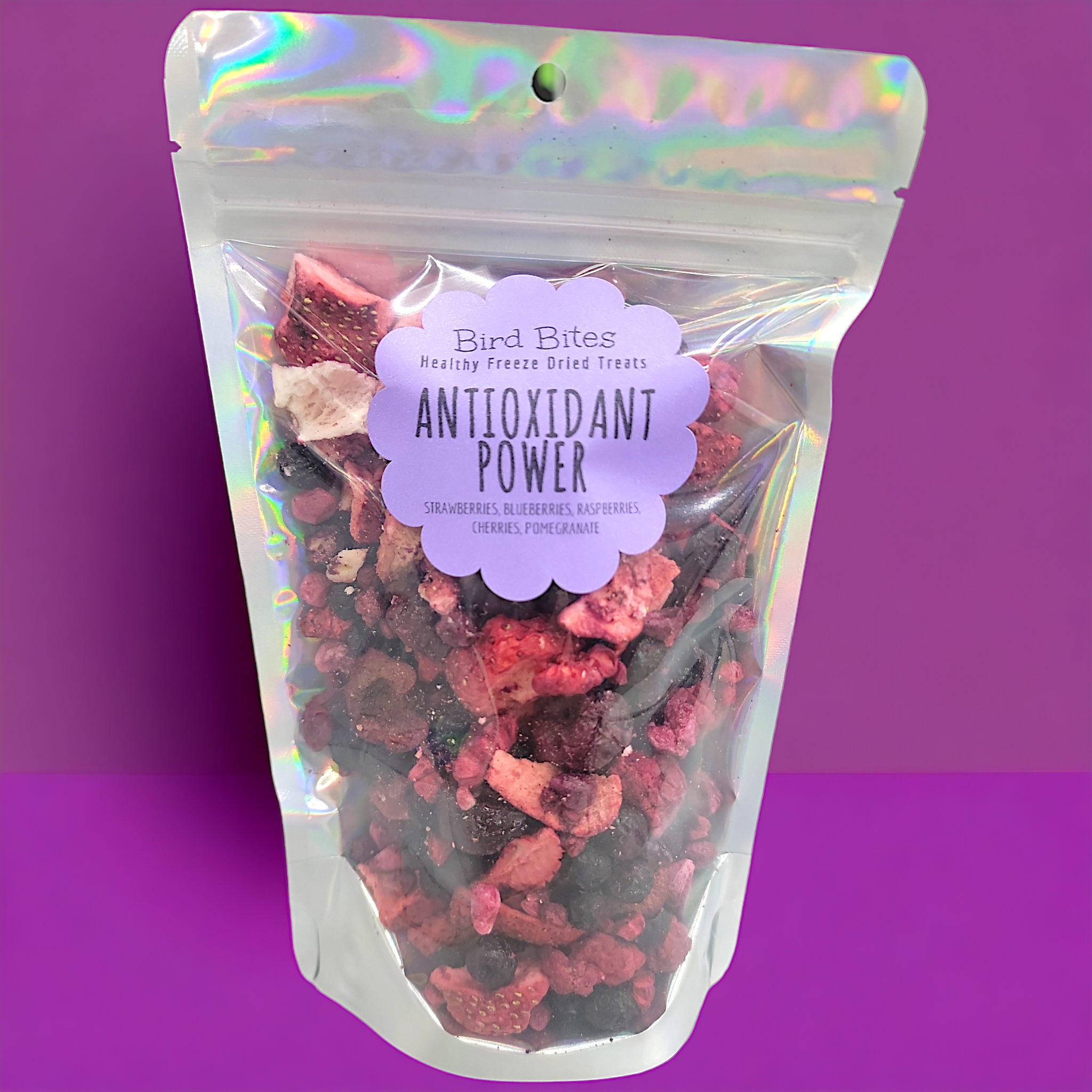 100% Antioxidant Power Fruits - 1.5 Cups - Bird Bites Healthy Freeze Dried Treats