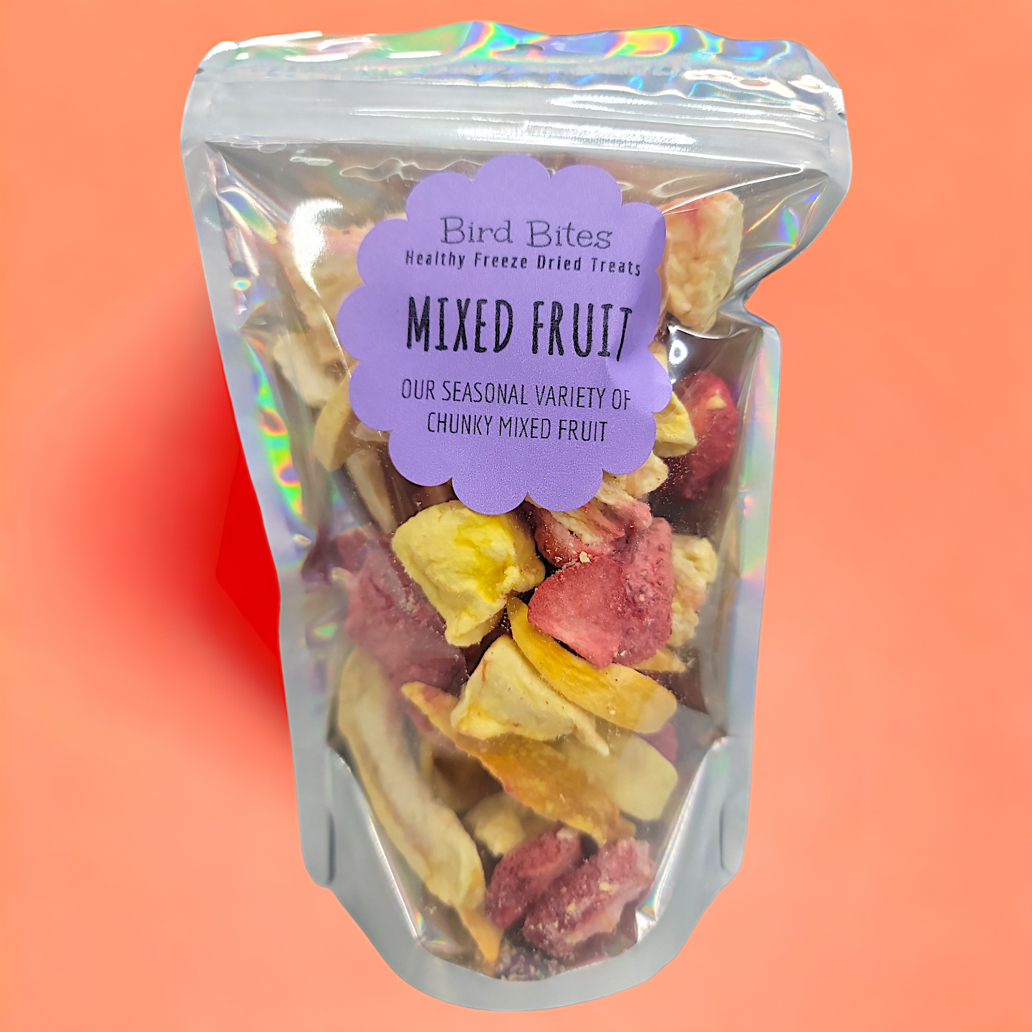 100% Tropical Mixed Fruit - 1.5 Cups - Bird Bites Healthy Freeze Dried Treats