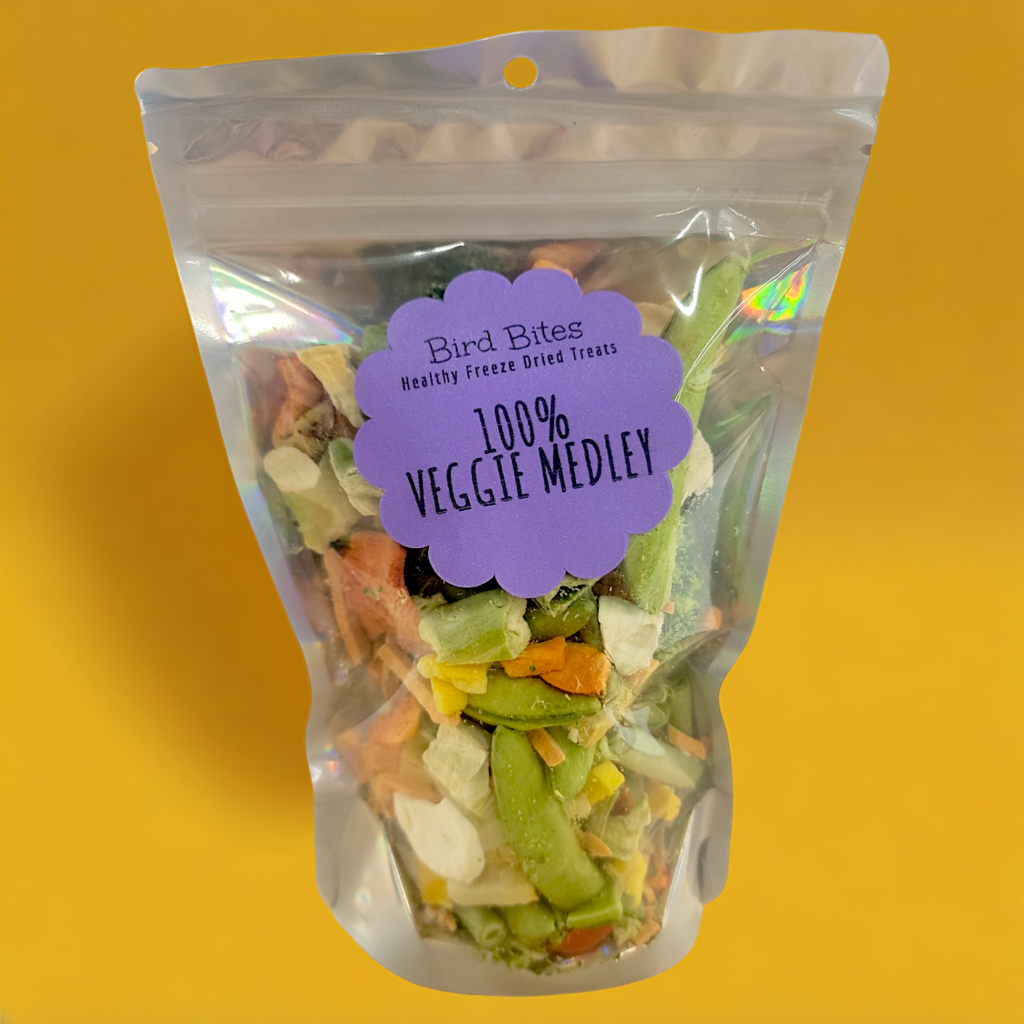 100% Veggie Medley - 1.5 Cups - Bird Bites Healthy Freeze Dried Treats