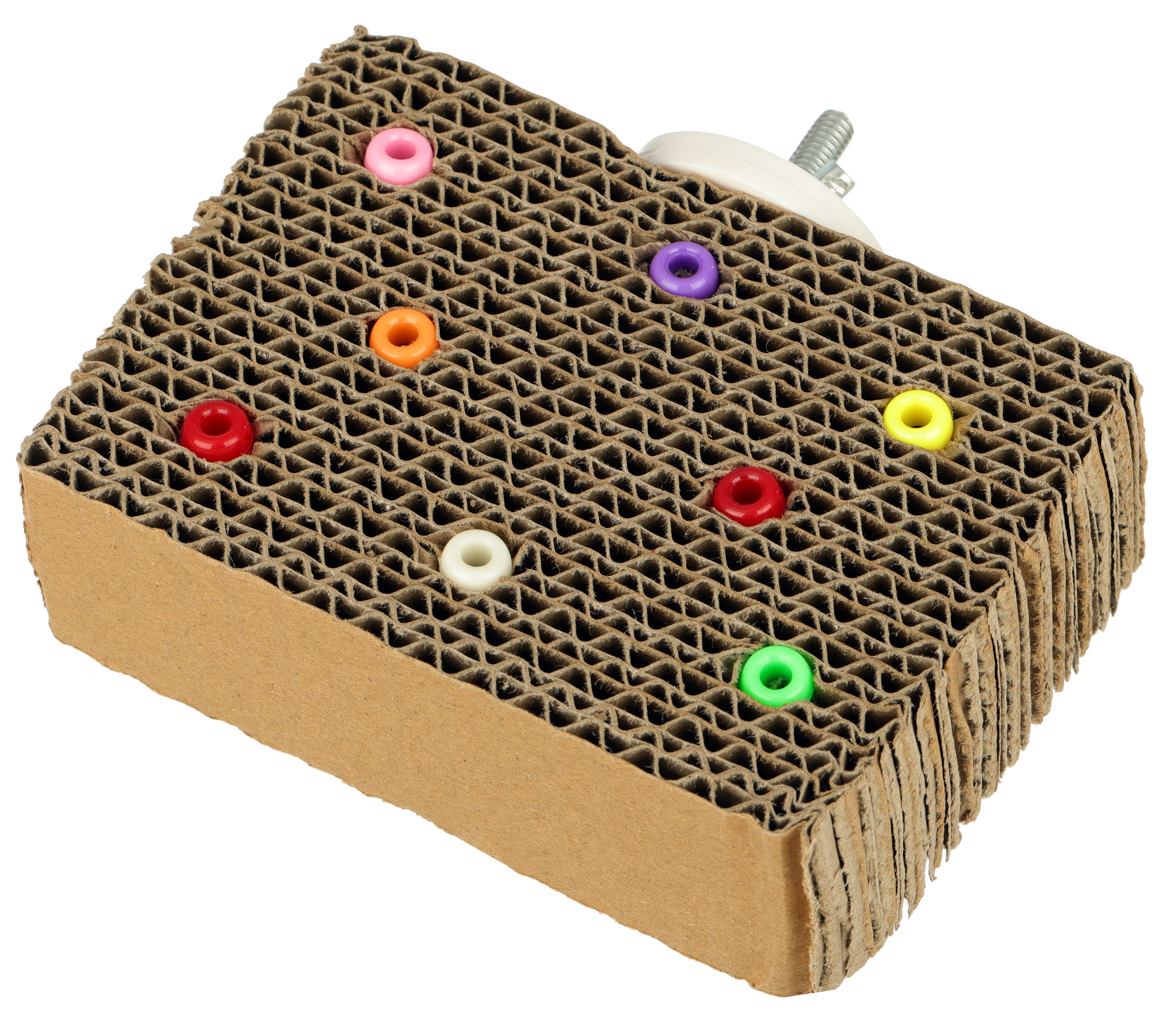 Cardboard Treat Block Small by Super Bird Creations