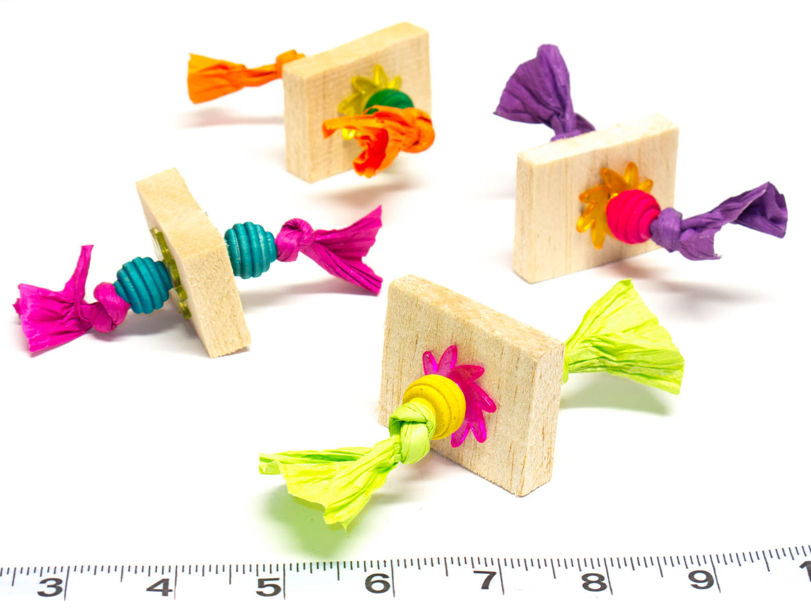 3 Pack - Balsa Talon Taffy by Cheep Thrills Bird Toys