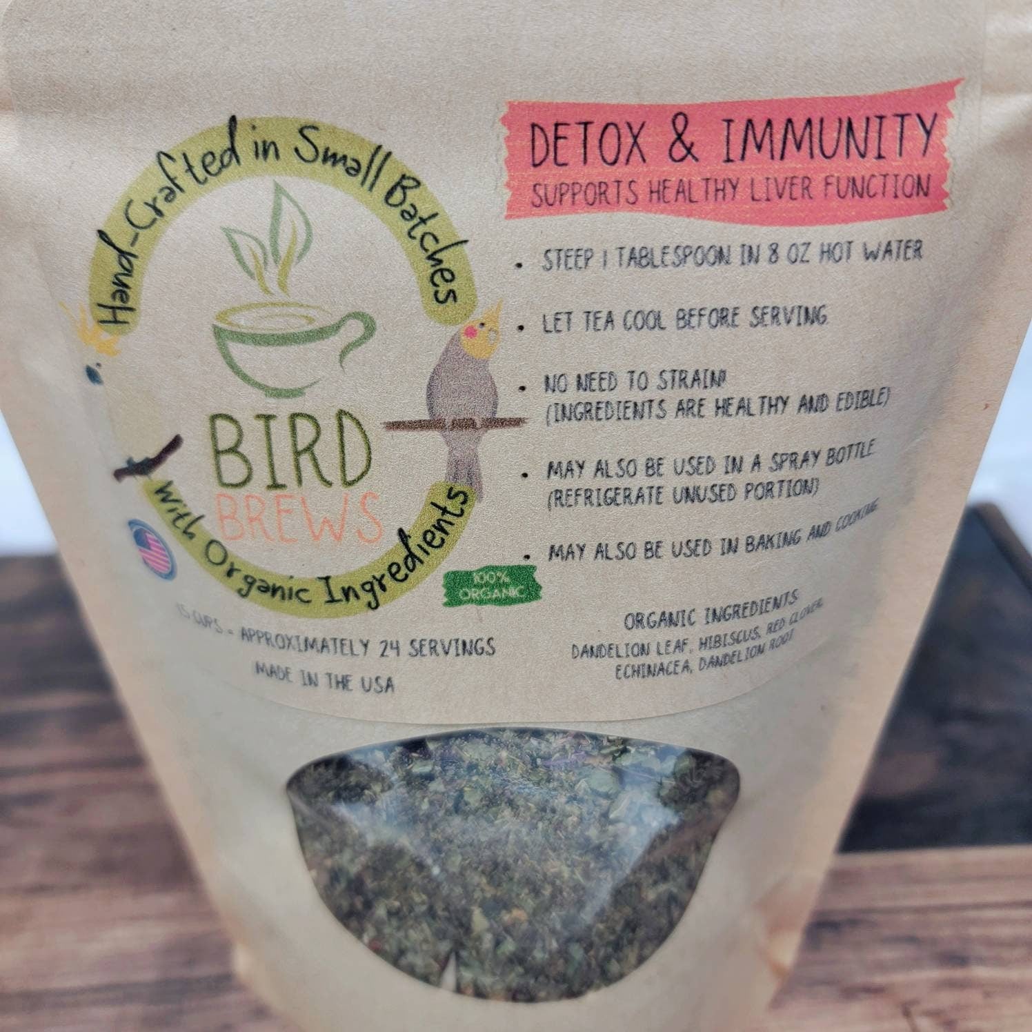 Bird Brews | Avian Tea Blend for Parrots | 3 Flavors to Choose From