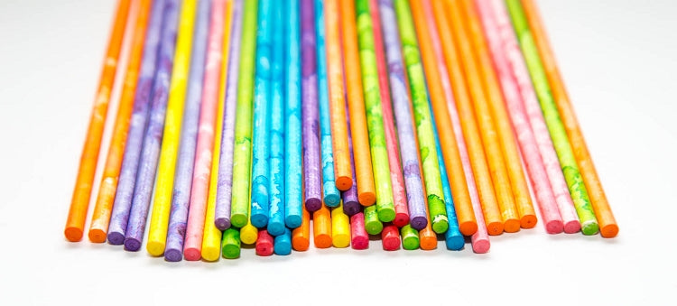 Paper Lollipop Sticks