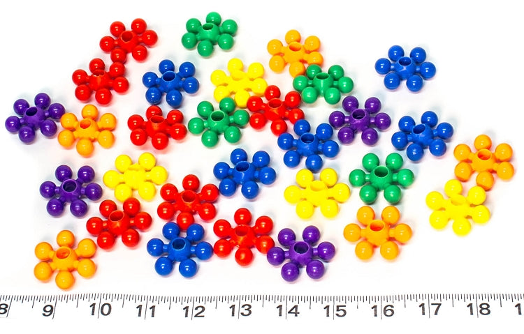 Plastic Nubby Stars bird toy parts